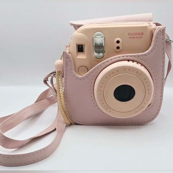 Instax Other - Fujifilm Instax Mini 8 Pink Instant Film Camera with Case and Film.